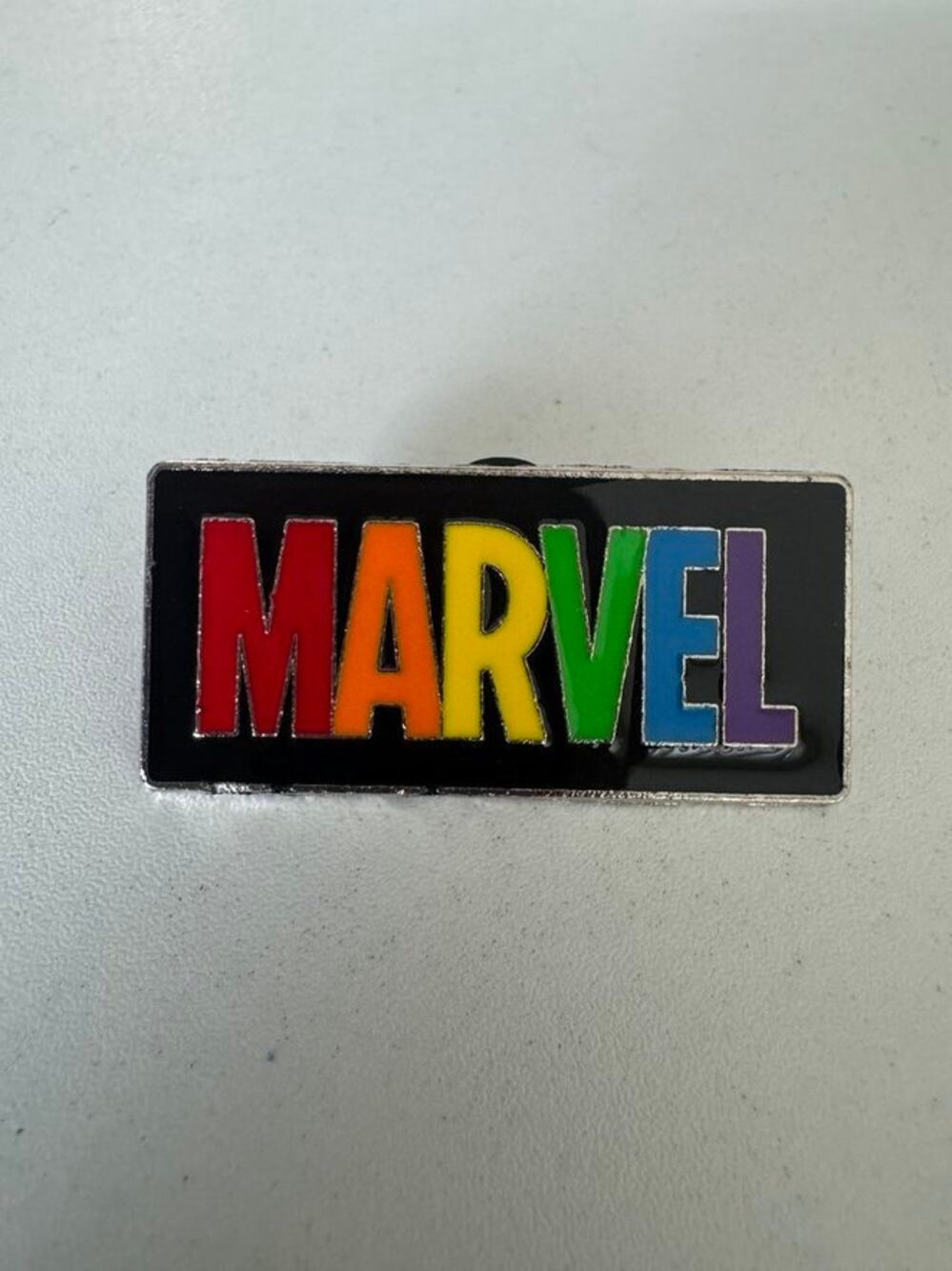 Disney Parks x Marvel Rainbow Logo Trading Pin from the 2021 Rainbow Collection